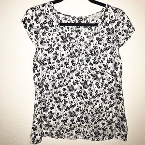 Ann Taylor Loft • Silk Floral Blouse